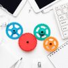 workflow and teamwork concepts with colorful gears and different gadgets